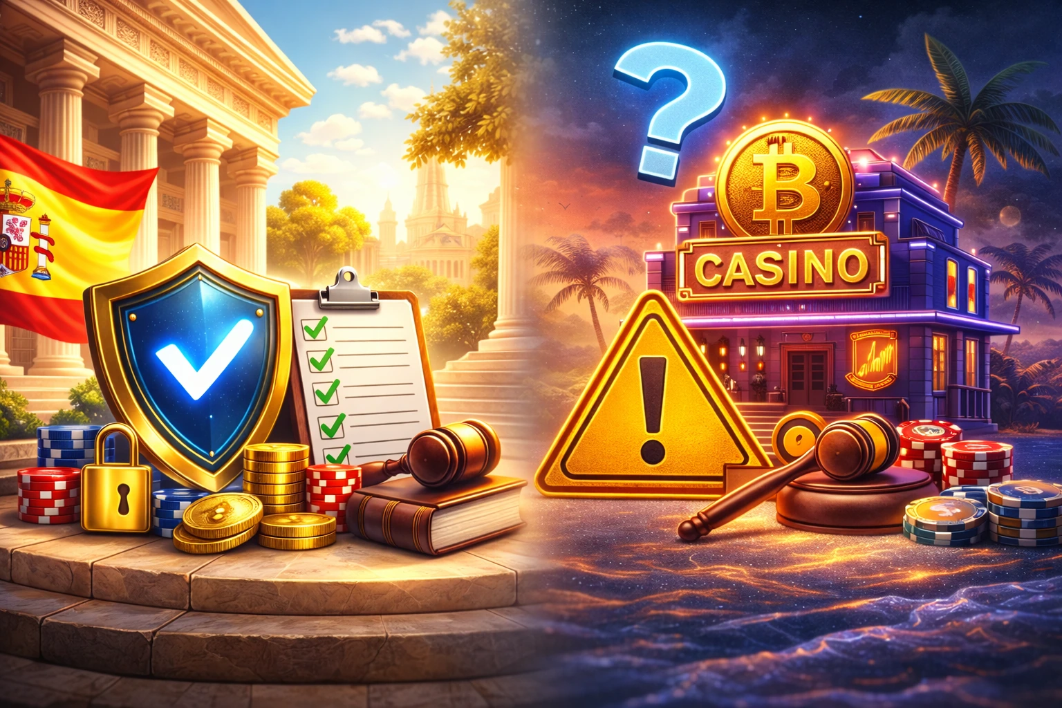 ¿Existen “casinos con Bitcoin” legales en España?