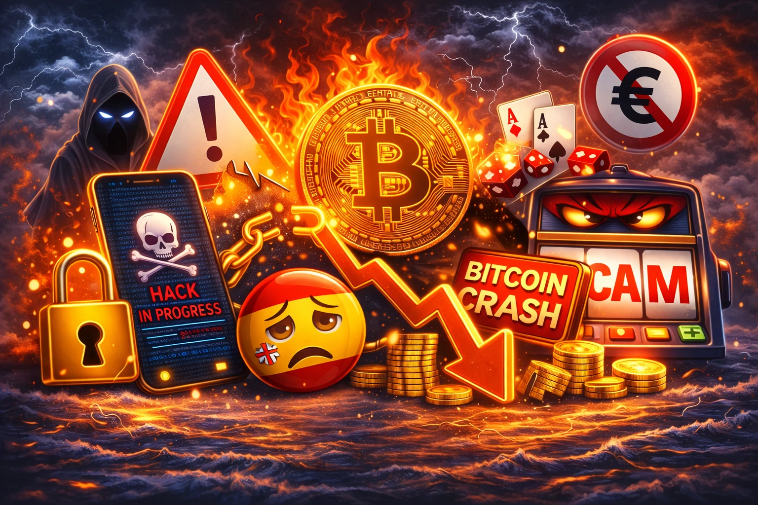 Riesgos específicos de las bitcoin apuestas (especialmente relevantes en España)